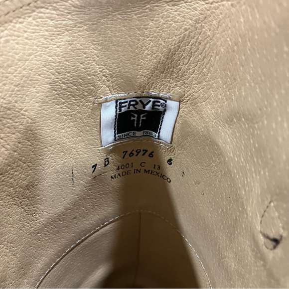 The Frye Company 76976 Black Leather Riding Harness Tall Boots Lindsay Plate 7 - Picture 9 of 16